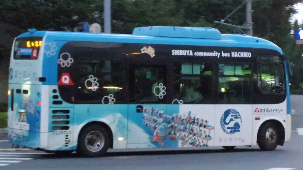 Fuji-Q Highland Hachiko Bus