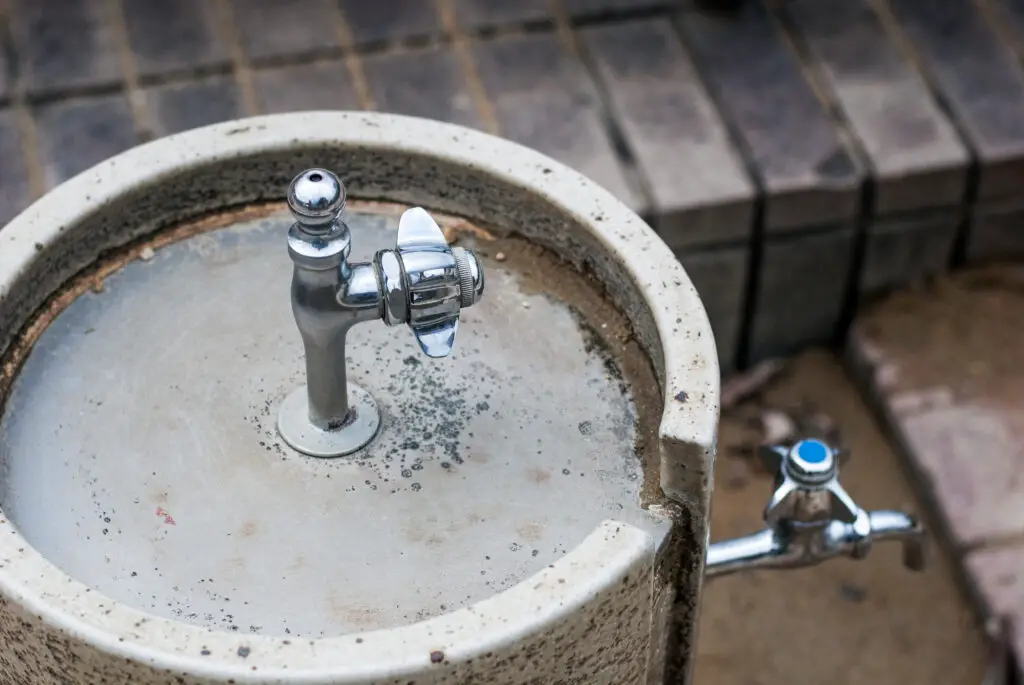 Public water tap in Japan