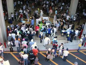 Otaku gathered at an event in Tokyo