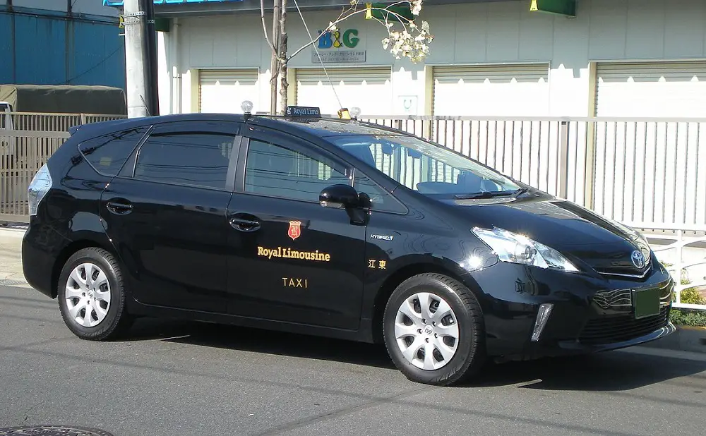 Luxurious Japanese Taxi