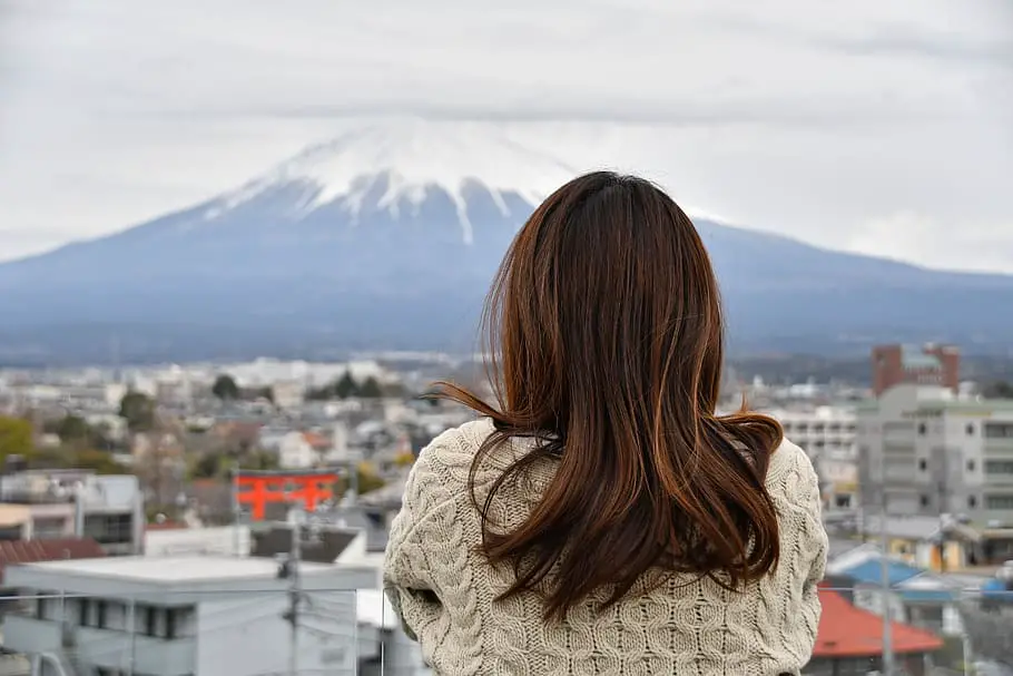 Female Tourist in Japan