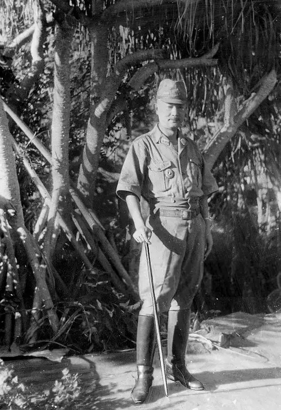 General Tadamichi Kuribayashi in Iwo Jima Late 1944. Photo by The Showa Daily on www.flickr.com.